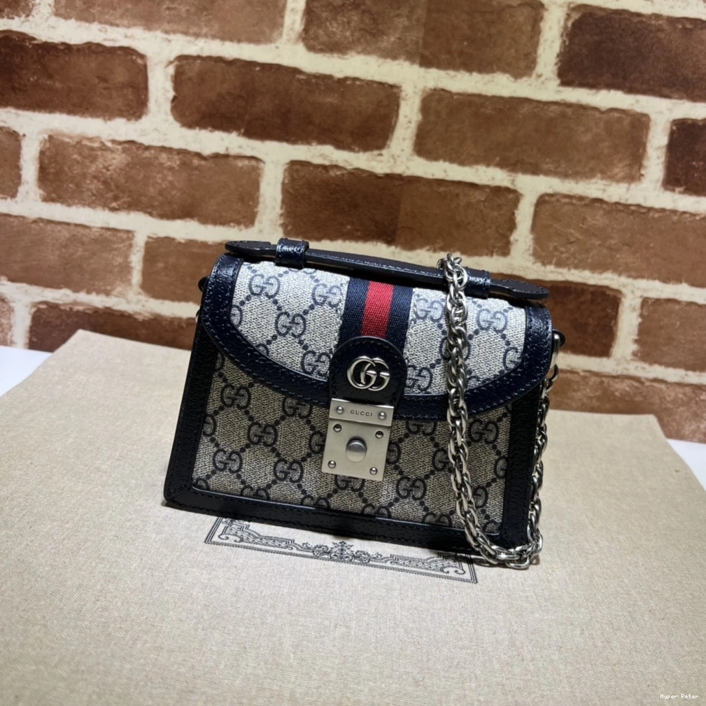 Hyperpeter SMALL TOP BAG HANDLE MATELASSÉ GG GUCCI 0717